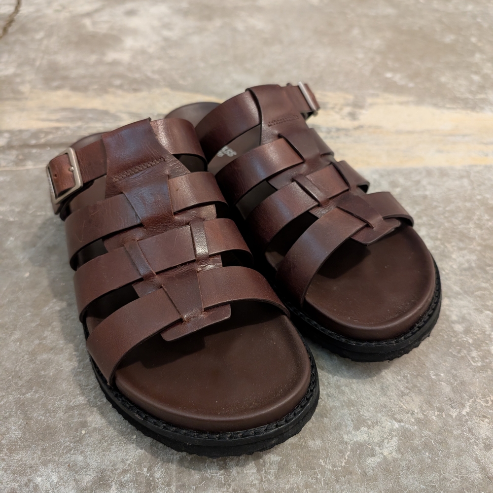 G.H. Bass & Co. Men's Brown Leather Sandals
